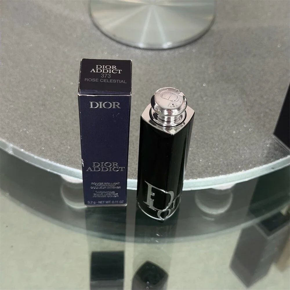 Dior Addict Shine Lipstick 373 Rose Celestial Hydrating Refillable BNIB